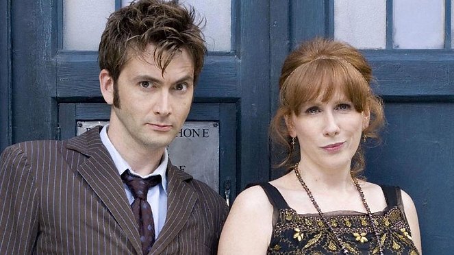 Doctor Who - Das Einhorn und die Wespe - Filmfotos - David Tennant, Catherine Tate