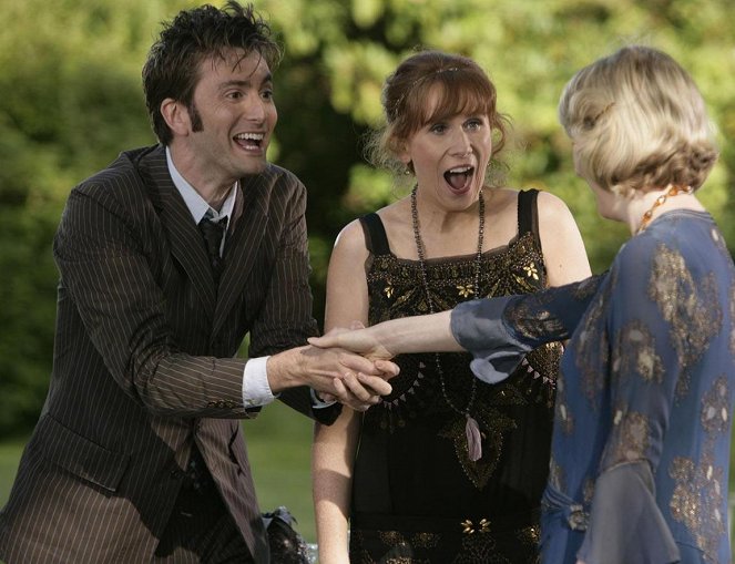 Doctor Who - The Unicorn and the Wasp - Van film - David Tennant, Catherine Tate