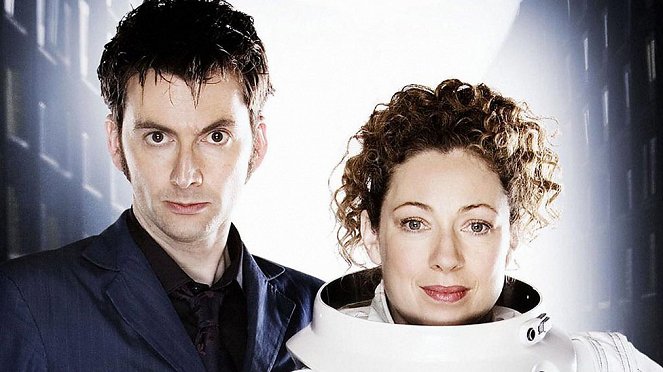 Doctor Who - Tödliche Stille - Werbefoto - David Tennant, Alex Kingston