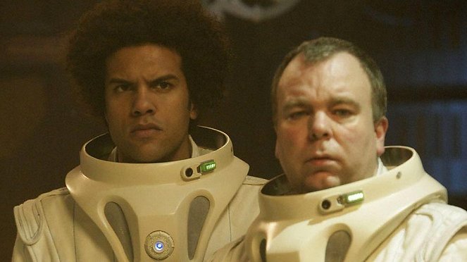 Doctor Who - Forest of the Dead - Photos - O.T. Fagbenle, Steve Pemberton