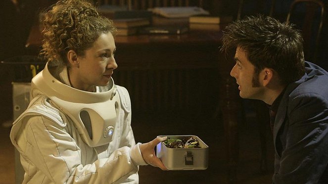 Doctor Who - Forest of the Dead - Van film - Alex Kingston, David Tennant