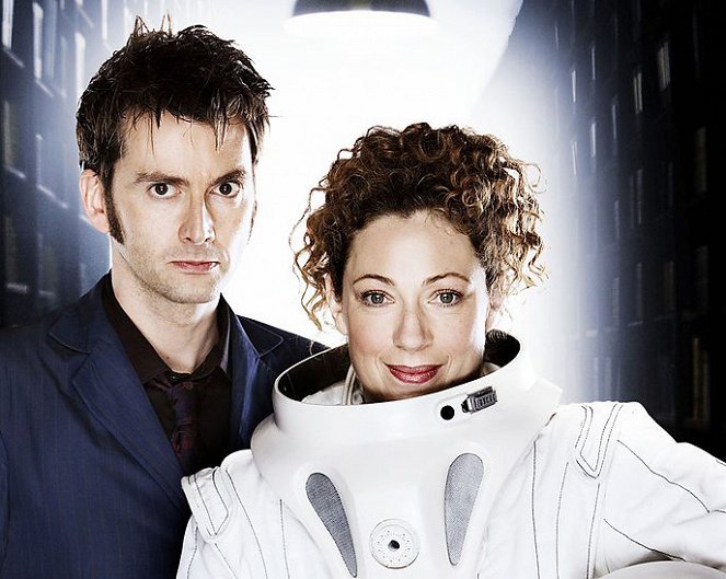 Doctor Who - Silence in the Library - Promoción - David Tennant, Alex Kingston