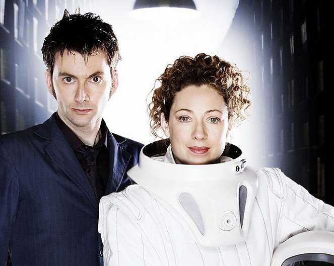 Doctor Who - Tödliche Stille - Werbefoto - David Tennant, Alex Kingston