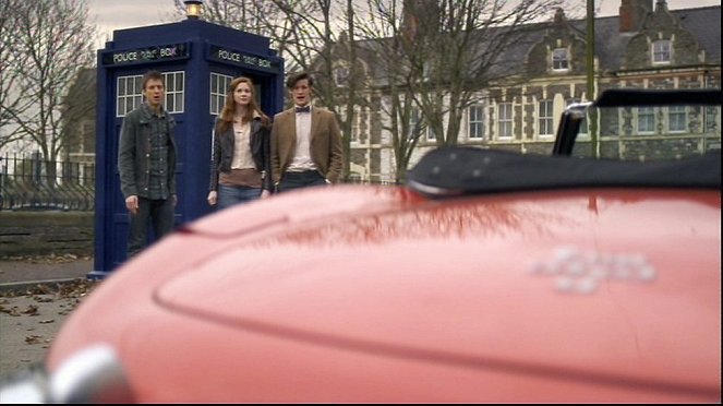 Doctor Who - The God Complex - Van film - Arthur Darvill, Karen Gillan, Matt Smith