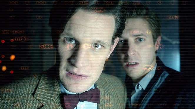 Doctor Who - Season 7 - Dinos im All - Filmfotos - Matt Smith, Arthur Darvill