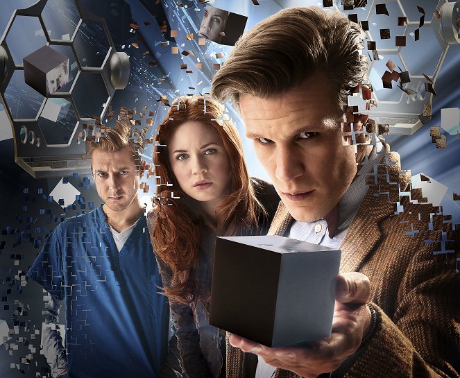 Doctor Who - Zusammengewürfelt - Werbefoto - Arthur Darvill, Karen Gillan, Matt Smith