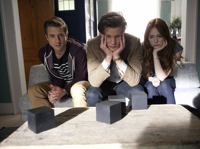 Doctor Who - The Power of Three - Photos - Arthur Darvill, Matt Smith, Karen Gillan