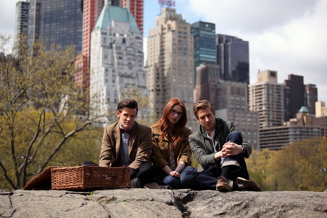 Pán času - Andělé dobývají Manhattan - Z filmu - Matt Smith, Karen Gillan, Arthur Darvill