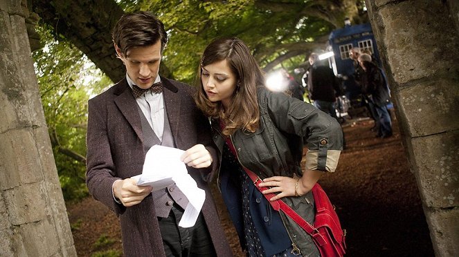 Doctor Who - Kuvat kuvauksista - Matt Smith, Jenna Coleman