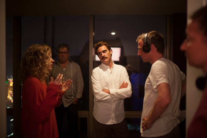 Her - Dreharbeiten - Amy Adams, Joaquin Phoenix, Spike Jonze