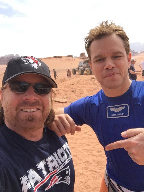 Seul sur Mars - Tournage - Matt Damon