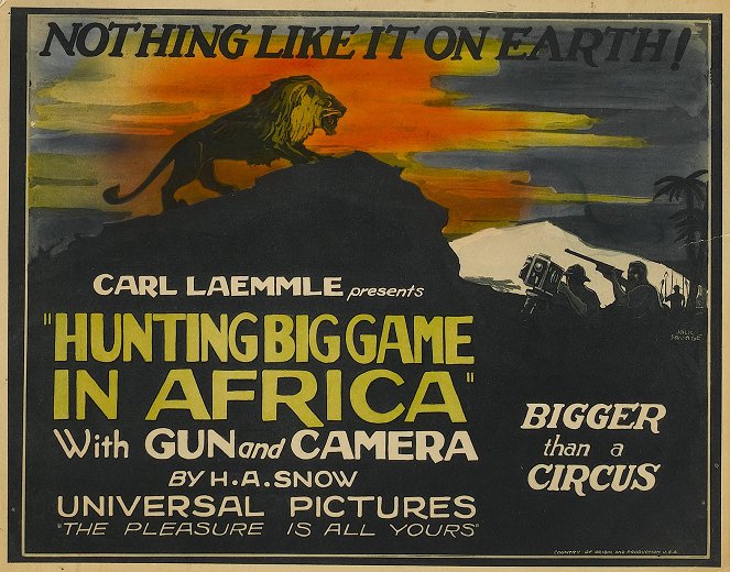 Hunting Big Game in Africa with Gun and Camera - Filmfotos