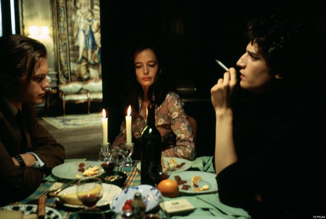 Álmodozók - Filmfotók - Michael Pitt, Eva Green, Louis Garrel