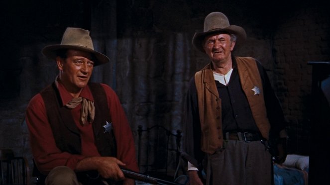 Rio Bravo - Z filmu - John Wayne, Walter Brennan