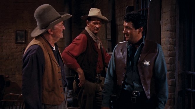 Rio Bravo - Filmfotók - Walter Brennan, John Wayne, Dean Martin