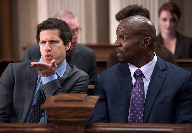 Brooklyn 99 - Nemszázas körzet - Filmfotók - Andy Samberg, Terry Crews