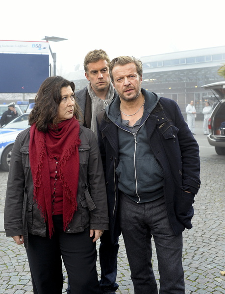 Tatort - Nachtkrapp - Promoción - Eva Mattes, Sebastian Bezzel, Roland Koch