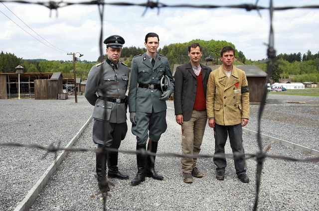 L'Enfant de Buchenwald - Tournage - Sabin Tambrea, Florian Stetter, Peter Schneider