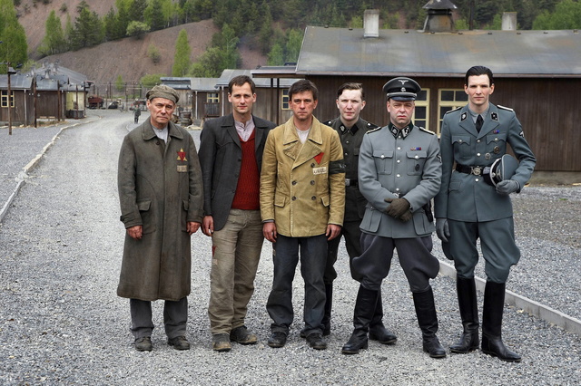 L'Enfant de Buchenwald - Tournage - Florian Stetter, Peter Schneider, Leonard Carow, Sabin Tambrea