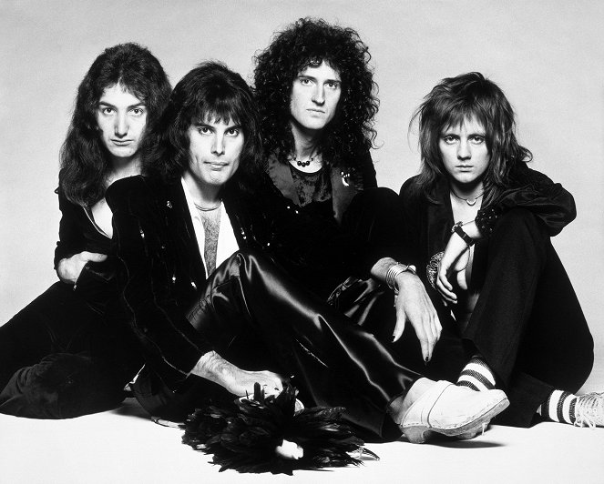 Queen: Bohemian Rhapsody - Promoción - John Deacon, Freddie Mercury, Brian May, Roger Taylor