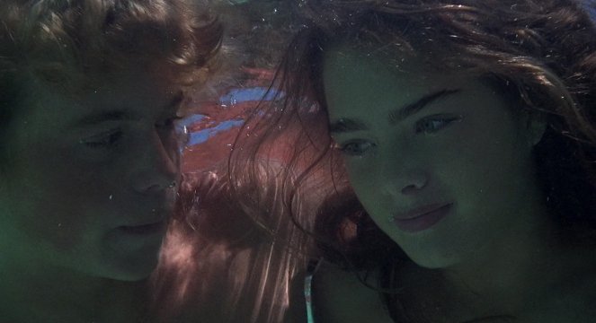 Modrá laguna - Z filmu - Christopher Atkins, Brooke Shields
