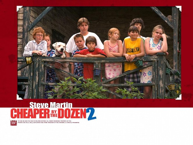 Cheaper by the Dozen 2 - Lobby Cards - Forrest Landis, Brent Kinsman, Shane Kinsman, Kevin G. Schmidt, Blake Woodruff, Liliana Mumy, Alyson Stoner, Jacob Smith, Morgan York