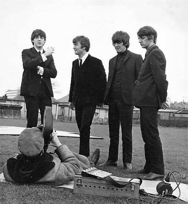 Yeah! Yeah! Tässä tulemme! - Kuvat kuvauksista - Paul McCartney, John Lennon, George Harrison, Ringo Starr