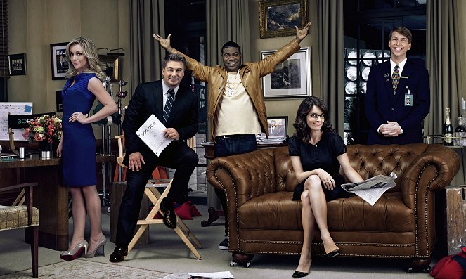 30 Rock - Promokuvat - Jane Krakowski, Alec Baldwin, Tracy Morgan, Tina Fey, Jack McBrayer