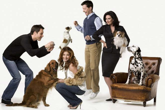 Will & Grace - Werbefoto - Eric McCormack, Debra Messing, Sean Hayes, Megan Mullally