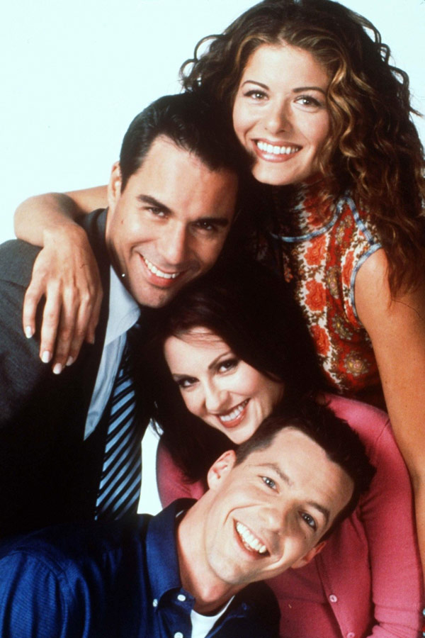 Will & Grace - Werbefoto - Eric McCormack, Megan Mullally, Debra Messing, Sean Hayes