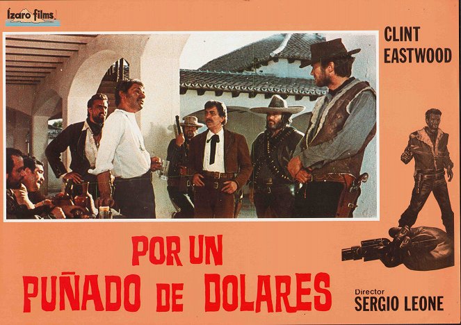 A Fistful of Dollars - Lobby Cards - Sieghardt Rupp, Antonio Prieto, Clint Eastwood