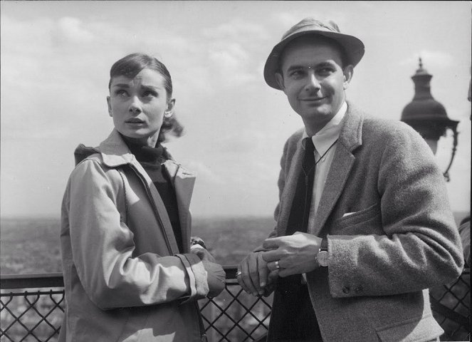 Rakastunut Pariisissa - Kuvat kuvauksista - Audrey Hepburn, Stanley Donen