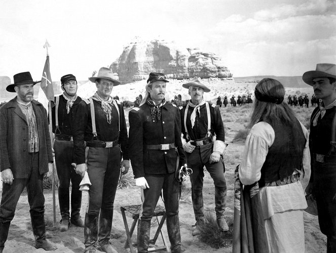 Fort Apache - Do filme - Victor McLaglen, John Wayne, Henry Fonda