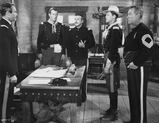 Fort Apache - Z filmu - Henry Fonda, John Wayne, George O'Brien, John Agar, Ward Bond