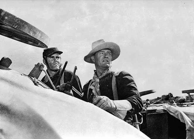 Apacs erőd - Filmfotók - Victor McLaglen, John Wayne