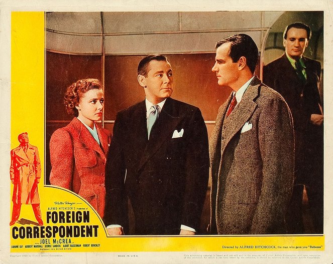 Foreign Correspondent - Lobby Cards