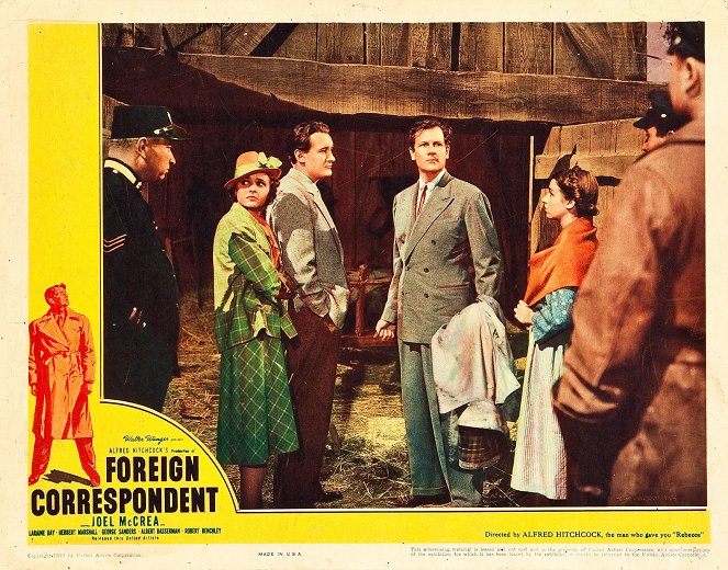 Foreign Correspondent - Lobby Cards