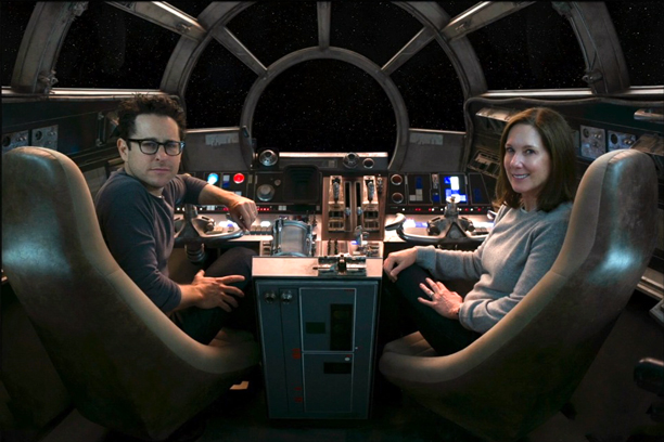 Star Wars: Az ébredő Erő - Forgatási fotók - J.J. Abrams, Kathleen Kennedy