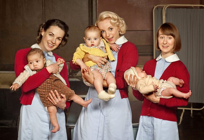 Call the Midwife - Ruf des Lebens - Werbefoto - Jessica Raine, Helen George, Bryony Hannah