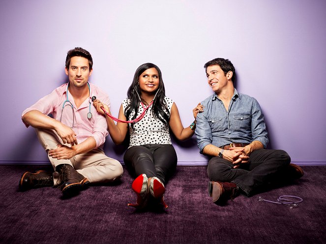 The Mindy Project - Promoción - Ed Weeks, Mindy Kaling, Chris Messina