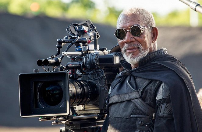 Oblivion - Dreharbeiten - Morgan Freeman