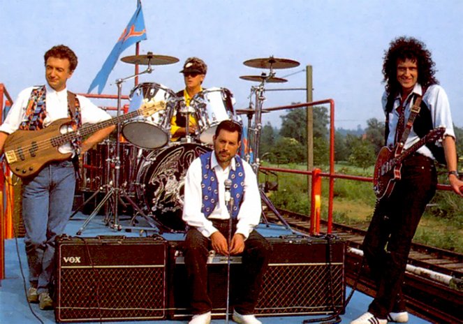 Queen: Breakthru - De la película - John Deacon, Roger Taylor, Freddie Mercury, Brian May