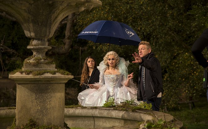 Cinderella - Dreharbeiten - Helena Bonham Carter, Kenneth Branagh