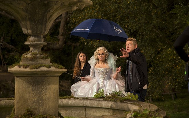 Cendrillon - Tournage - Helena Bonham Carter, Kenneth Branagh