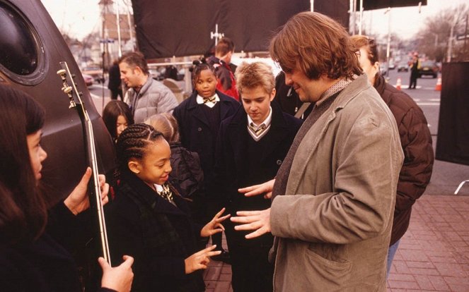 School of Rock - Dreharbeiten - Aleisha Allen, Maryam Hassan, Kevin Alexander Clark, Jack Black