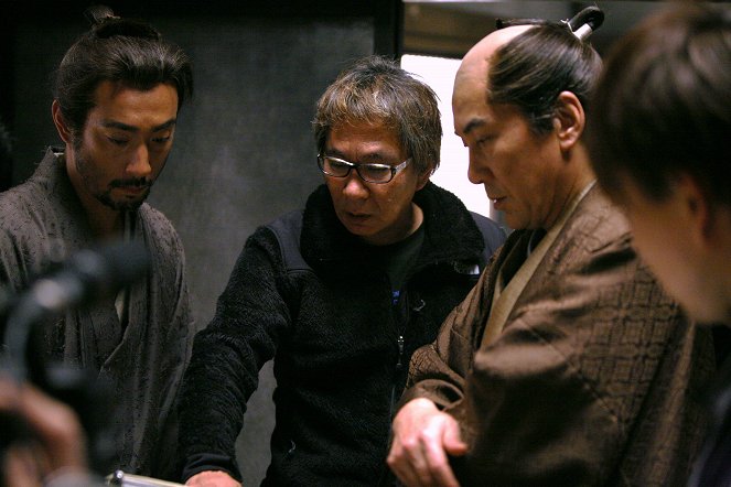Ičimei - Forgatási fotók - Ebizō Ichikawa, Takashi Miike, Kōji Yakusho