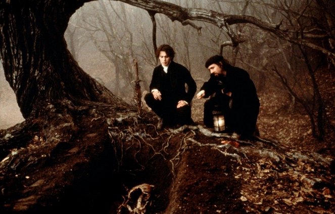 Ospalá díra - Z natáčení - Johnny Depp, Tim Burton
