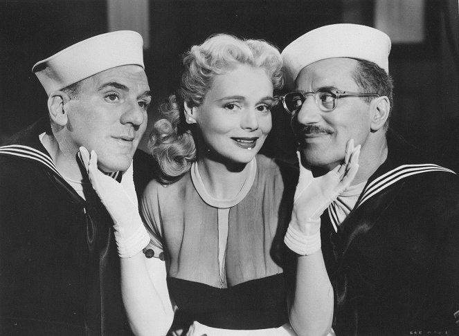 Una novia en cada puerto - Promoción - William Bendix, Marie Wilson, Groucho Marx