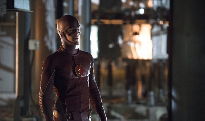 The Flash - Power Outage - Van film - Grant Gustin