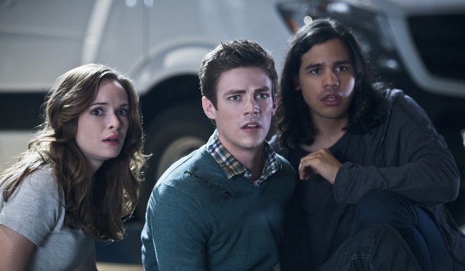 The Flash - Power Outage - Van film - Danielle Panabaker, Grant Gustin, Carlos Valdes